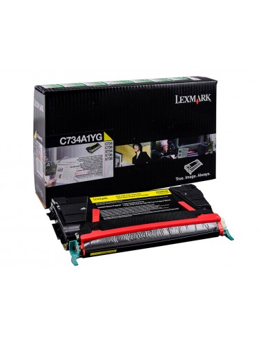 Toner làser lexmark c734 groc 6000...