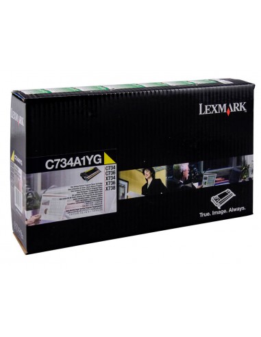 Toner làser lexmark c734 groc 6000...