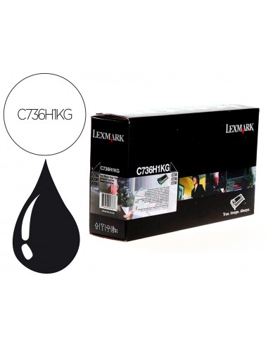 Toner làser lexmark c736h1kg 12000...