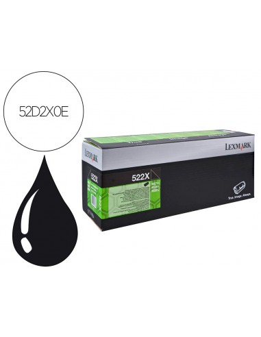 Toner lexmark làser 52d2x0e ms811...