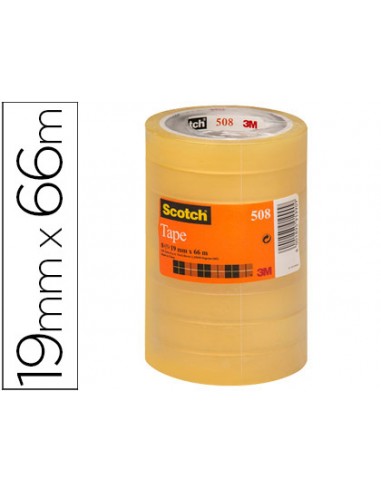 Cinta adhesiva scotch transparent 66...
