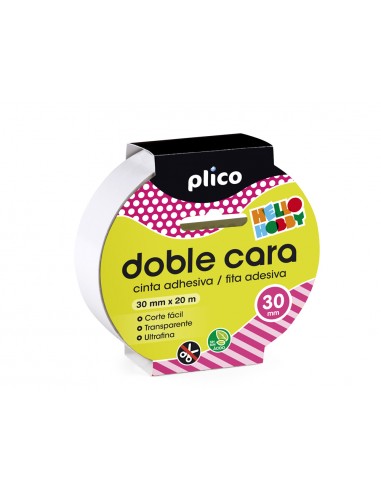 Cinta adhesiva plico doble cara 20 mt...