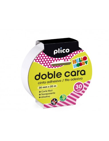 Cinta adhesiva plico doble cara 20 mt...