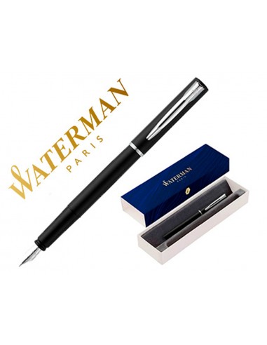 Ploma waterman allure laca negra en...