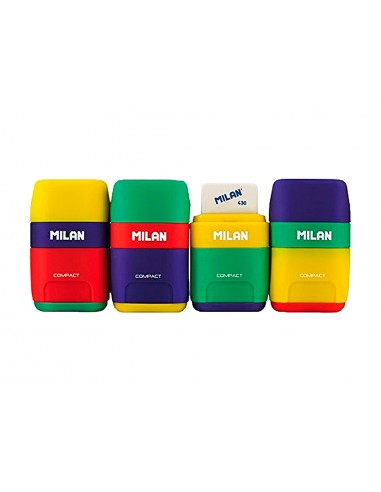 Sacapuntes milan plastic 2 usos amb...