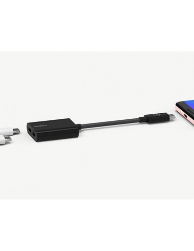 Adaptador belkin f7u081btblk usb-c d...