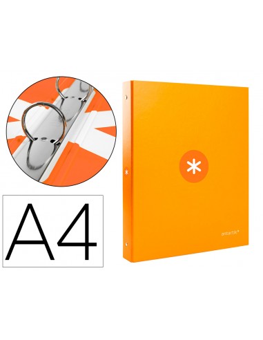 Carpeta antartik a4 forrada 4 anelles...