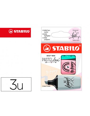 Retolador stabilo boss mini pastís...