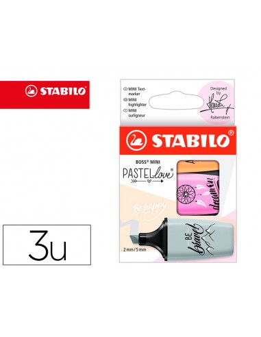 Retolador stabilo boss mini pastís...