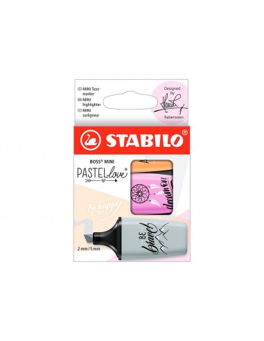 Retolador stabilo boss mini pastís...
