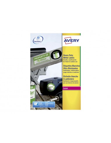 Etiqueta adhesiva resistent avery...