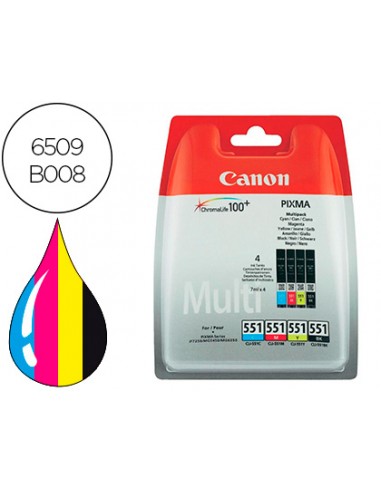Ink-jet canon 551 c/m/i/bk pixma...