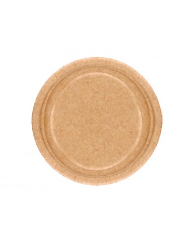 Plat cartró biodegradable marró 22 cm...