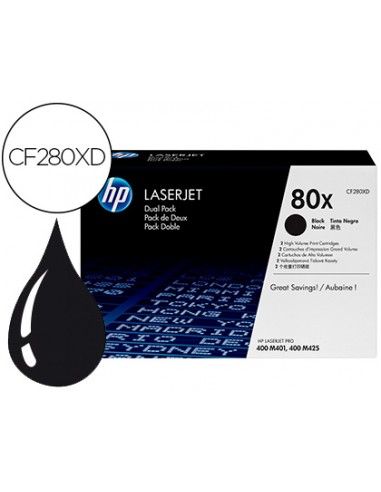 Toner hp laserjet pro 80x m401 m425...