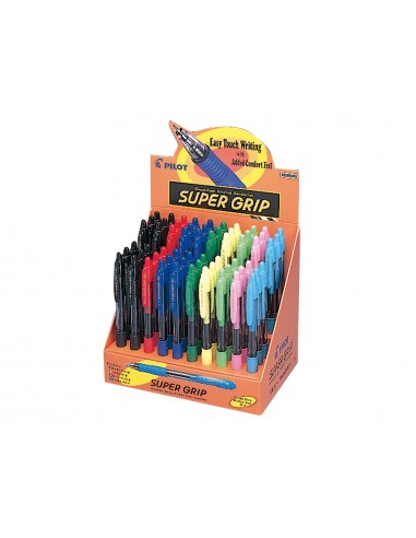 Boligraf pilot super grip expositor...