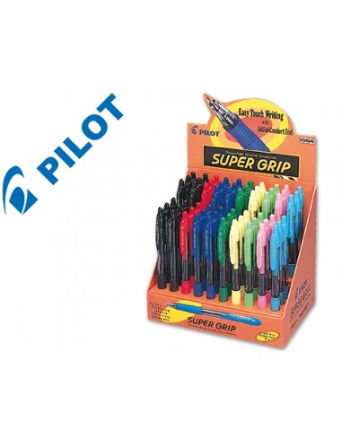 Boligraf pilot super grip expositor...