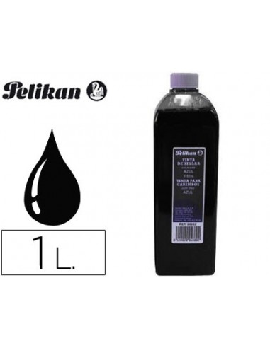 Tinta tampó pelikan negra pot 1 litre