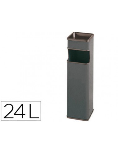 Cendrer paperera quadrat 403 gris...