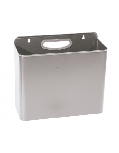 Paperera metalica 99 de paret gris...