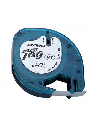 Cinta dymo metalitzada 12mmx4mt...