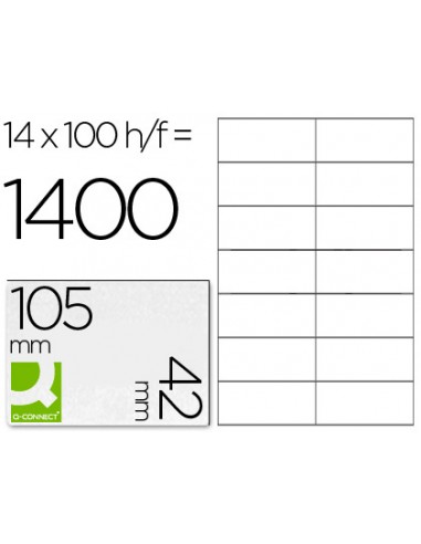 Etiqueta adhesiva q-connect kf10655...