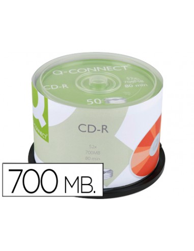Cd-r q-connect capacitat 700mb durada...