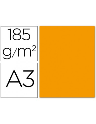Cartolina guarro din a3 mandarina 185...