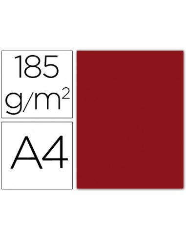 Cartolina guarro din a4 granate 185...