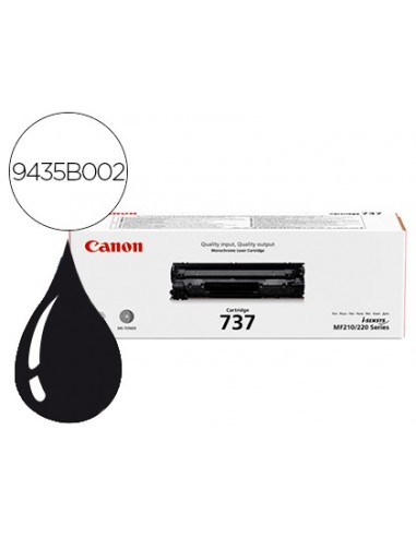 Toner canon 737 negre lbp151dw / mf...