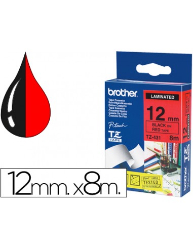 Cinta brother tze431 laminada...