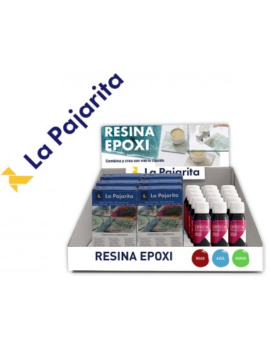 Expositor sobretaula la pajarita...