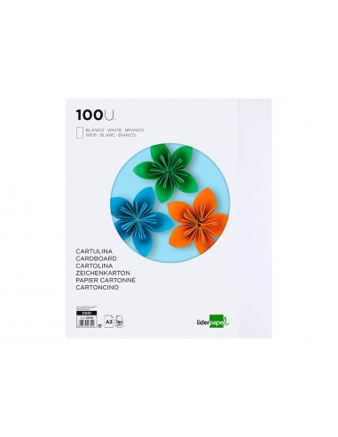 Cartolina liderpapel a3 180g/m2 blanc...