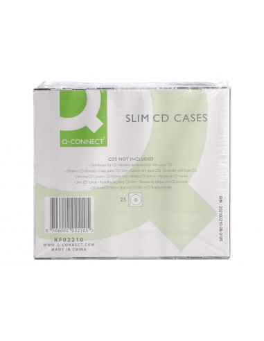 Caixa de cd q-connect slim -amb...