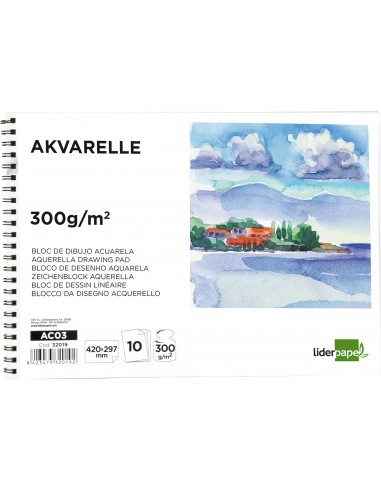 Bloc dibuix liderpapel aquarel·la...