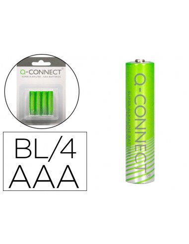 Pila q-connect alcalina aaa blister...