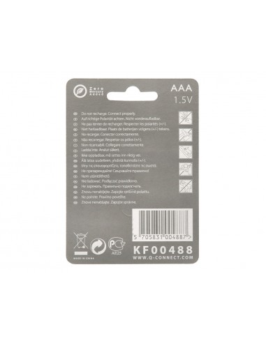 Pila q-connect alcalina aaa blister...