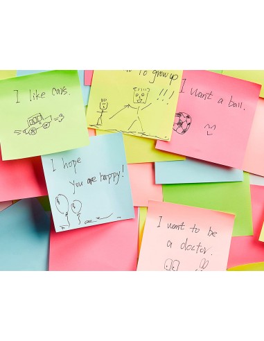 Bloc de notes adhesives lleva i posa...