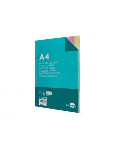 Paper color liderpapel a4 80gr 4...