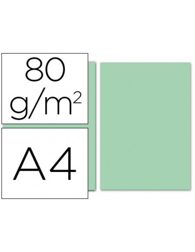 Paper color liderpapel a4 80gr verd...
