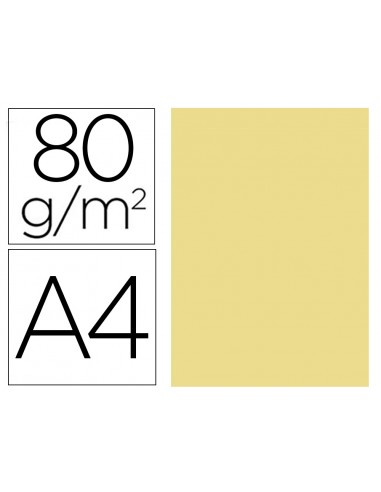 Paper color liderpapel a4 80gr groc...