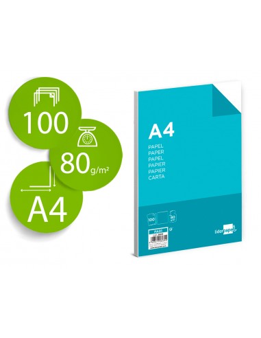 Paper liderpapel a4 80g/m2 llis...