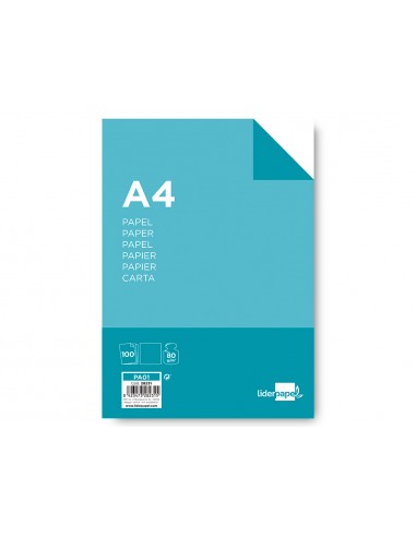 Paper liderpapel a4 80g/m2 llis...