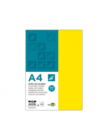 Paper color liderpapel a4 80gr...