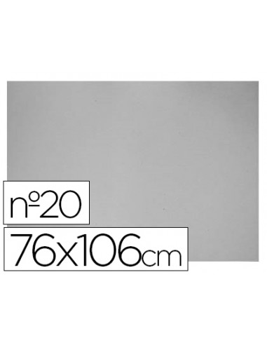 Cartró gris nº 20 76x106 cm fulla
