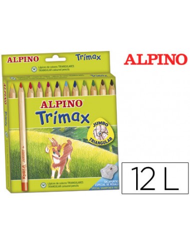 Llapis de colors alpino trimax caixa...