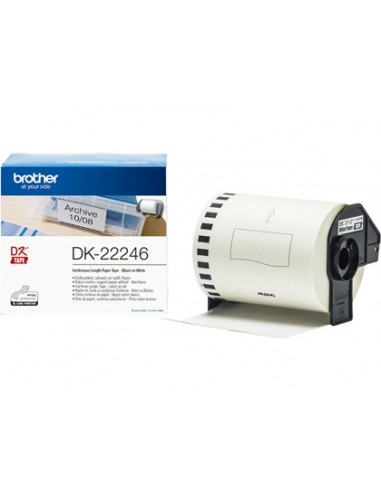 Etiqueta adhesiva brother dk22246...