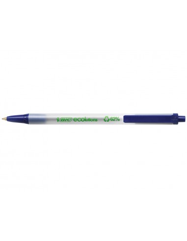 Boligrafo bic ecolutions clic stic azul