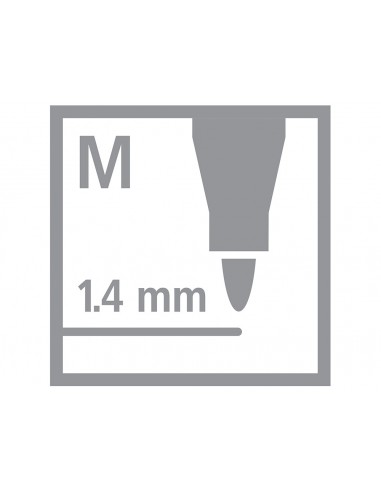 Rotulador stabilo punta de fibra pen...