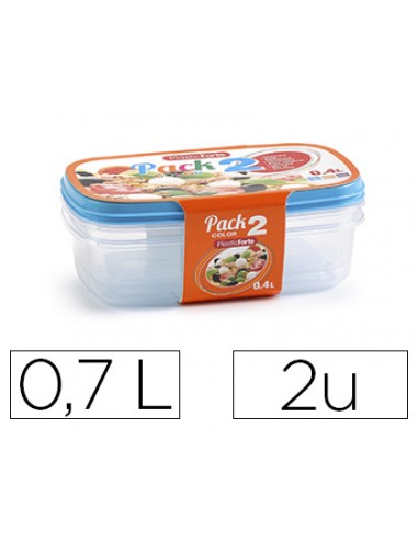 Fiambrera plasticforte transparente...