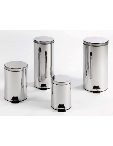 Paperera metalica q-connect amb pedal...